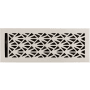 Signature Hardware Alexey Brass Floor or Wall Register - 4" x 10" Brushed Nickel