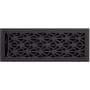 Signature Hardware Alexey Brass Floor or Wall Register - 4" x 10" Matte Black