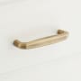 Signature Hardware Ponderay 3-3/4 Inch Center to Center Bar Cabinet Pull Antique Brass