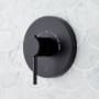 Signature Hardware Lexia Thermostatic Valve Trim - 1/2" Rough-In Valve Included Matte Black