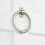 Signature Hardware 5-5/8" X 4-7/8" Brass Door Knocker Satin Nickel