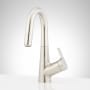 Signature Hardware Marcrest 1.2 GPM Single Hole Pull-Down Bathroom Faucet Brushed Nickel