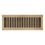 Signature Hardware 4" x 10" Brass Floor or Wall Register Antique Brass