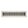 Signature Hardware 2-1/4" x 12" Brass Floor or Wall Register Brushed Nickel
