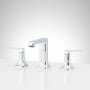 Signature Hardware Sefina 1.2 GPM Widespread Bathroom Faucet with Pop-Up Drain Assembly Chrome