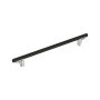Signature Hardware Anberlin 10-1/16 Inch Center to Center Bar Cabinet Pull Polished Nickel