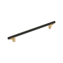Signature Hardware Anberlin 10-1/16 Inch Center to Center Bar Cabinet Pull Champagne Bronze