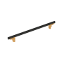 Signature Hardware Anberlin 10-1/16 Inch Center to Center Bar Cabinet Pull Brushed Gold