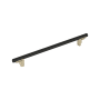 Signature Hardware Anberlin 10-1/16 Inch Center to Center Bar Cabinet Pull Golden Champagne
