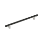 Signature Hardware Anberlin 10-1/16 Inch Center to Center Bar Cabinet Pull Satin Nickel