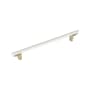 Signature Hardware Anberlin 10-1/16 Inch Center to Center Bar Cabinet Pull Golden Champagne