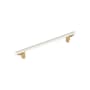 Signature Hardware Anberlin 8-13/16 Inch Center to Center Bar Cabinet Pull Champagne Bronze