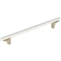 Signature Hardware Anberlin 8-13/16 Inch Center to Center Bar Cabinet Pull Golden Champagne