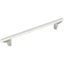 Signature Hardware Anberlin 8-13/16 Inch Center to Center Bar Cabinet Pull Satin Nickel