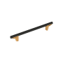 Signature Hardware Anberlin 7-9/16 Inch Center to Center Bar Cabinet Pull Brushed Gold