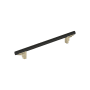Signature Hardware Anberlin 7-9/16 Inch Center to Center Bar Cabinet Pull Golden Champagne