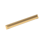 Signature Hardware Gilderoy 10-1/16 Inch Center to Center Cup Cabinet Pull Champagne Bronze