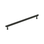 Signature Hardware Gilderoy 18 Inch Center to Center Appliance Pull Matte Black