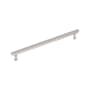 Signature Hardware Gilderoy 12-5/8 Inch Center to Center Bar Cabinet Pull Polished Nickel