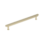 Signature Hardware Gilderoy 10-1/16 Inch Center to Center Bar Cabinet Pull Golden Champagne