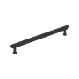 Signature Hardware Gilderoy 10-1/16 Inch Center to Center Bar Cabinet Pull Matte Black