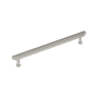 Signature Hardware Gilderoy 10-1/16 Inch Center to Center Bar Cabinet Pull Satin Nickel