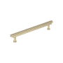 Signature Hardware Gilderoy 7-9/16 Inch Center to Center Bar Cabinet Pull Golden Champagne