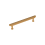 Signature Hardware Gilderoy 6-5/16 Inch Center to Center Bar Cabinet Pull Brushed Gold