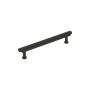 Signature Hardware Gilderoy 6-5/16 Inch Center to Center Bar Cabinet Pull Matte Black