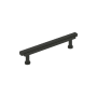 Signature Hardware Gilderoy 5-1/16 Inch Center to Center Bar Cabinet Pull Matte Black