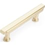 Signature Hardware Gilderoy 3-3/4 Inch Center to Center Bar Cabinet Pull Golden Champagne