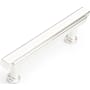 Signature Hardware Gilderoy 3-3/4 Inch Center to Center Bar Cabinet Pull Polished Nickel