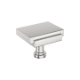 Signature Hardware Gilderoy 1-5/16 Inch Rectangular Cabinet Knob Polished Chrome
