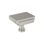 Signature Hardware Gilderoy 1-5/16 Inch Rectangular Cabinet Knob Satin Nickel