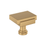 Signature Hardware Gilderoy 1-1/4 Inch Rectangular Cabinet Knob Champagne Bronze