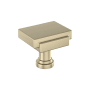 Signature Hardware Gilderoy 1-1/4 Inch Rectangular Cabinet Knob Golden Champagne