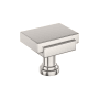 Signature Hardware Gilderoy 1-1/4 Inch Rectangular Cabinet Knob Polished Nickel