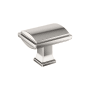 Signature Hardware Inigo 1-1/16 Inch Rectangular Cabinet Knob Polished Nickel