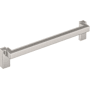 Signature Hardware Matilde 7-9/16 Inch Center to Center Drop Cabinet Pull Polished Nickel