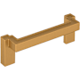 Signature Hardware Matilde 3-3/4 Inch Center to Center Drop Cabinet Pull Brushed Gold