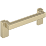 Signature Hardware Matilde 3-3/4 Inch Center to Center Drop Cabinet Pull Golden Champagne