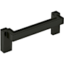 Signature Hardware Matilde 3-3/4 Inch Center to Center Drop Cabinet Pull Matte Black
