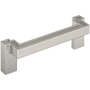 Signature Hardware Matilde 3-3/4 Inch Center to Center Drop Cabinet Pull Satin Nickel