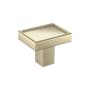 Signature Hardware Matilde 1 Inch Rectangular Cabinet Knob Golden Champagne