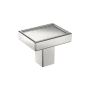 Signature Hardware Matilde 1 Inch Rectangular Cabinet Knob Polished Chrome