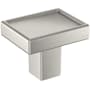Signature Hardware Matilde 1 Inch Rectangular Cabinet Knob Satin Nickel