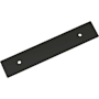 Signature Hardware 3-3/4 Inch Center to Center Cabinet Pull Backplate Matte Black