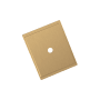 Signature Hardware 1-3/8 Inch Cabinet Knob Backplate Champagne Bronze