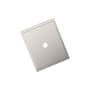 Signature Hardware 1-3/8 Inch Cabinet Knob Backplate Polished Nickel