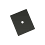 Signature Hardware 1-3/8 Inch Cabinet Knob Backplate Matte Black